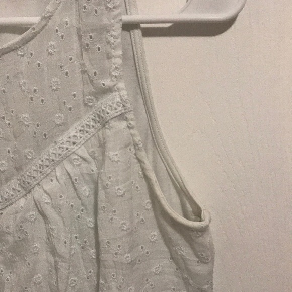 White Eyelet Patterned Tank from Maurices - Picture 4 of 10